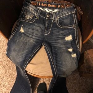 MENS ROCK REVIVAL JEAN